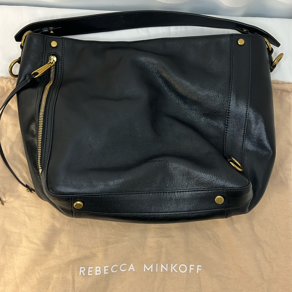 Rebecca Minkoff Elegant Black Hobo Bag